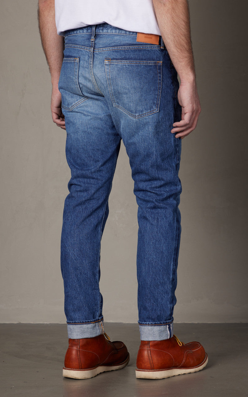 Japan Blue J201 US Cotton Tapered Aging Wash Selvedge 14.8oz