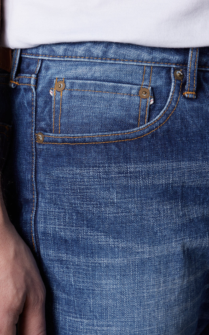 Japan Blue J201 US Cotton Tapered Aging Wash Selvedge 14.8oz