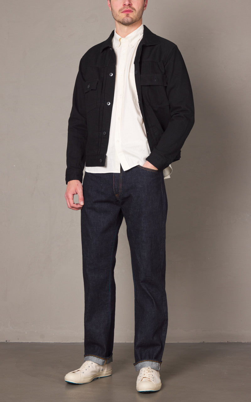 Japan Blue JBGJ1002 Type 2 Denim Jacket Black 14oz