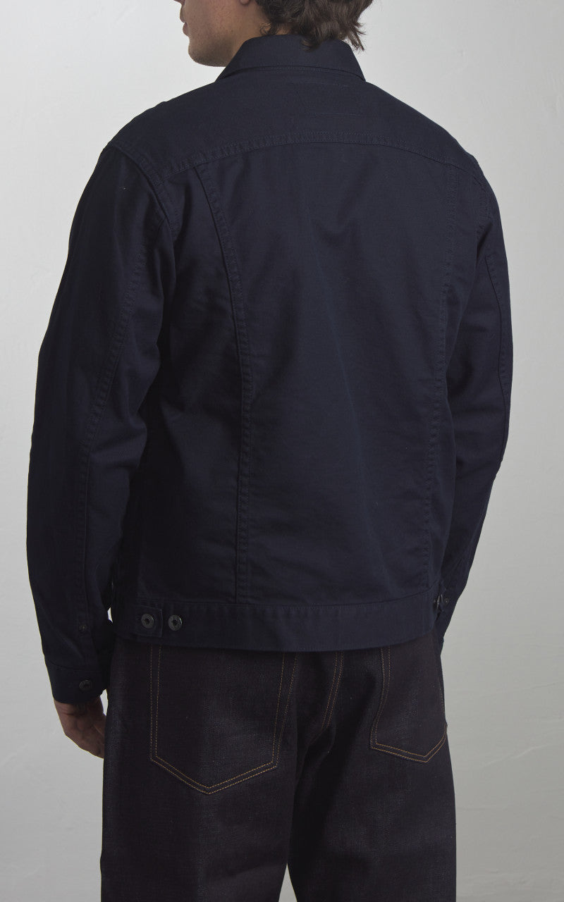 Japan Blue JBGJ1021 French Work Serge Type 2 Denim Jacket Navy
