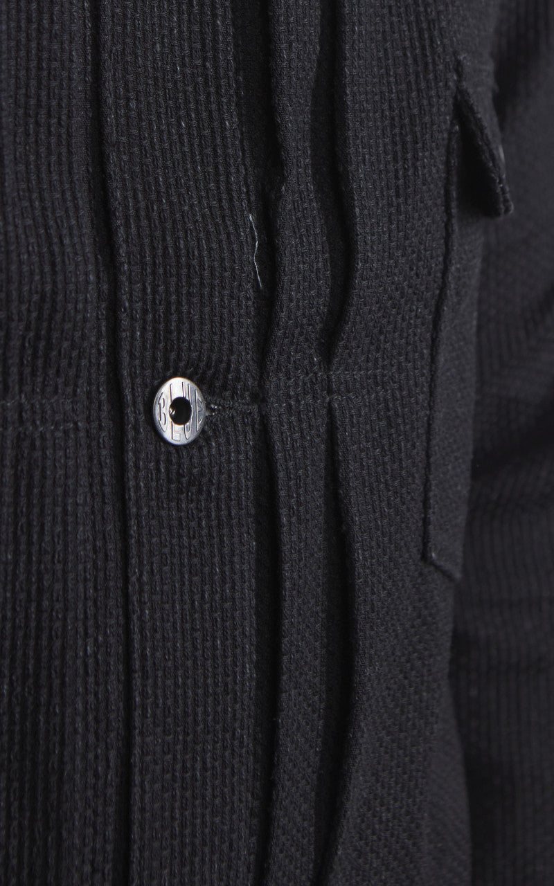 Japan Blue JBGJ1025 Sashiko Type 2 Denim Jacket Black 11oz