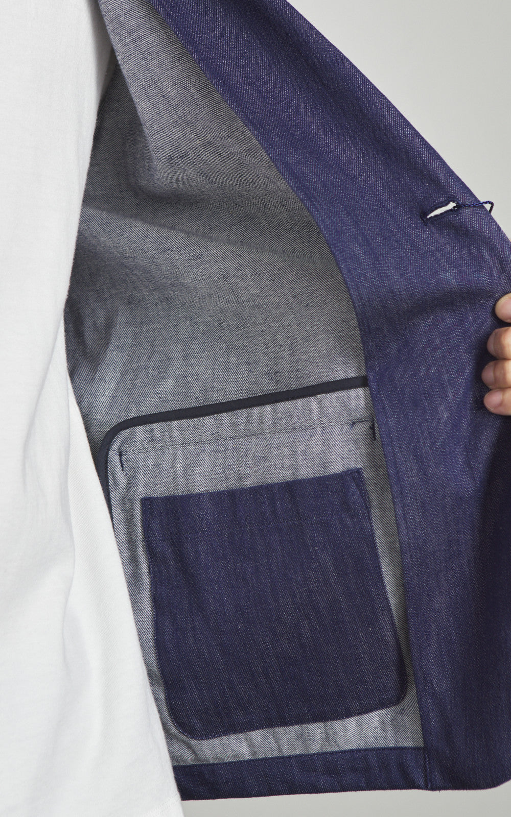 Japan Blue JBOT1291 "Shin-Denim" Tailored Jacket Blue