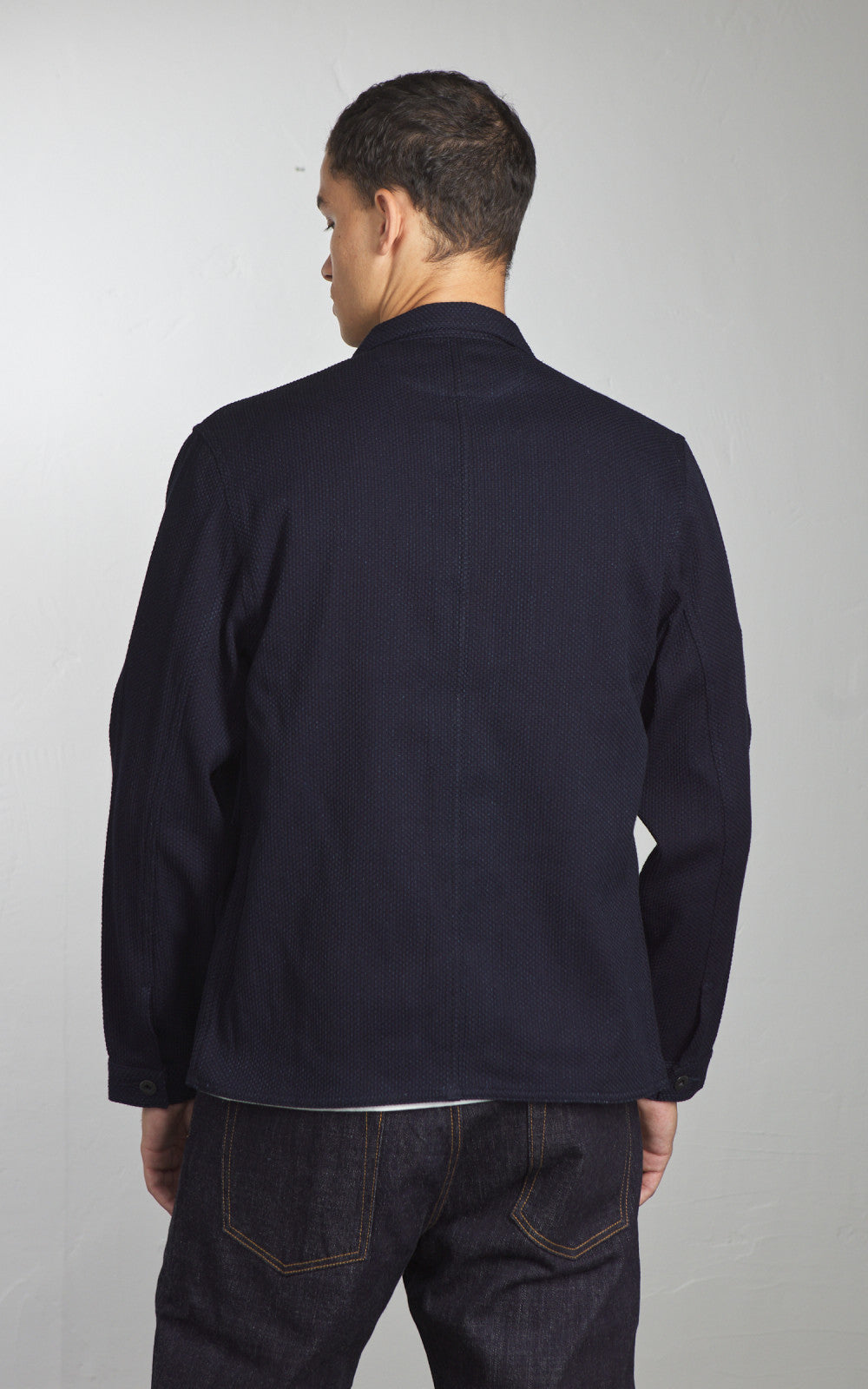 Japan Blue JBOT1304 Sashiko Coverall Jacket Indigo 11oz