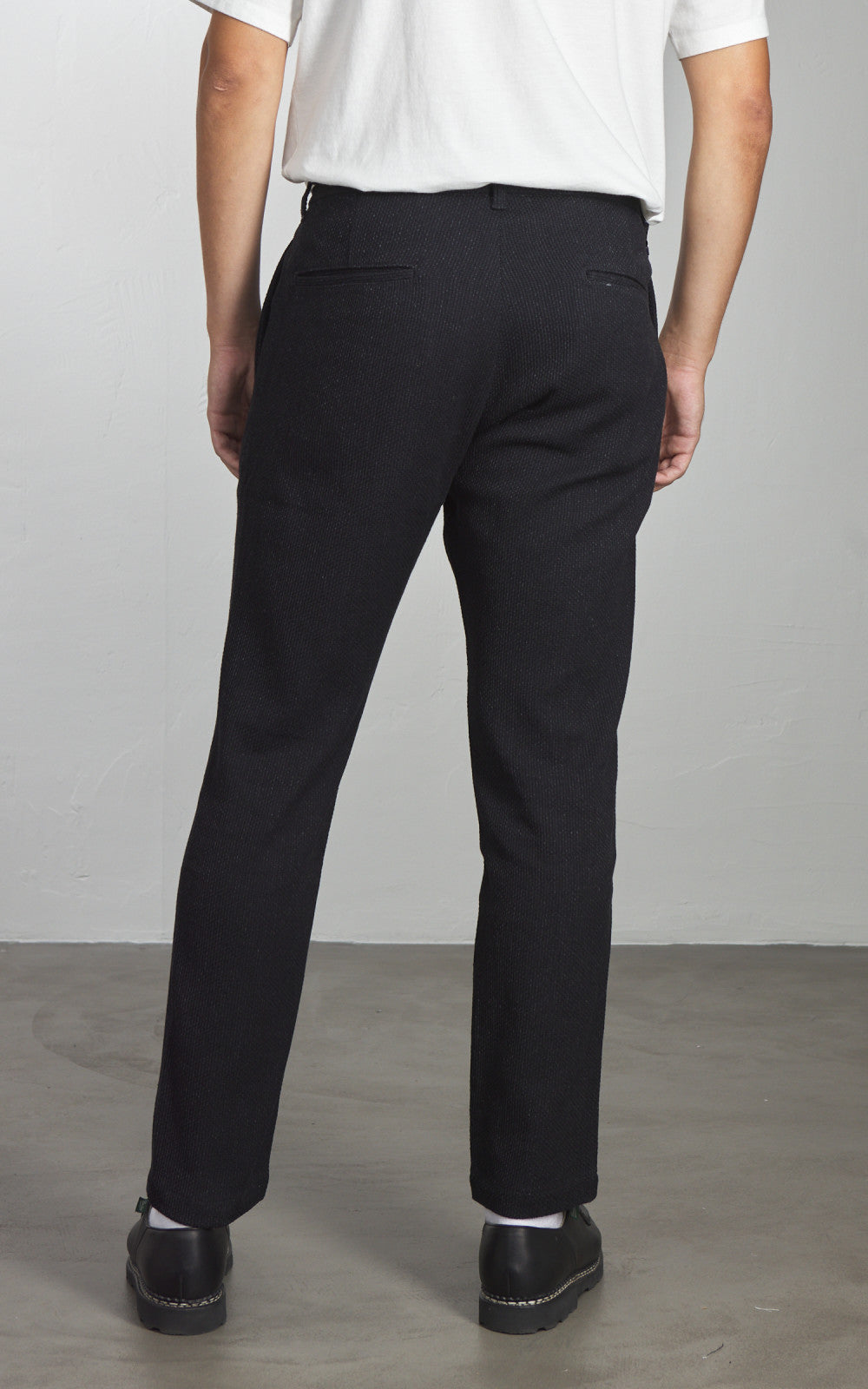 Japan Blue JBPT1024 Sashiko Easy Tapered Pants Black 11oz