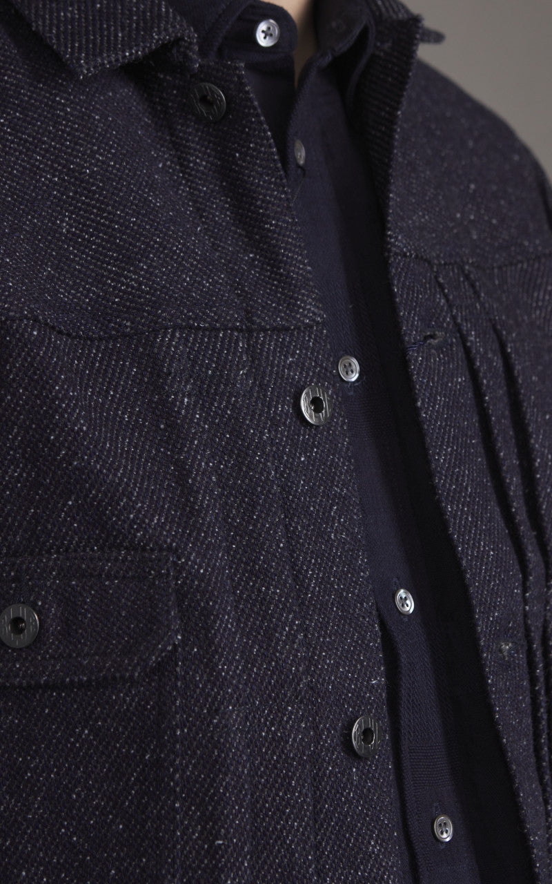 Japan Blue JBGJ1013 Type 2 Tweed Denim Jacket Dark Indigo 12oz