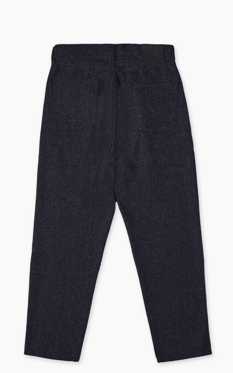 Japan Blue JBJE1513 Wide Tapered Tweed Denim 5P Trouser Dark Indigo 12oz