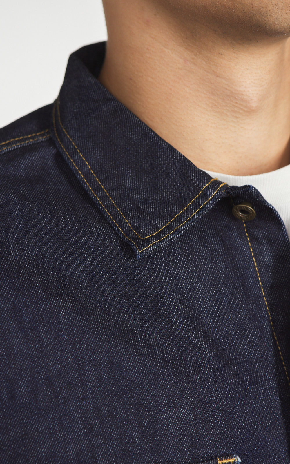 Japan Blue JBLS1017 Denim CPO Shirt Indigo 13oz