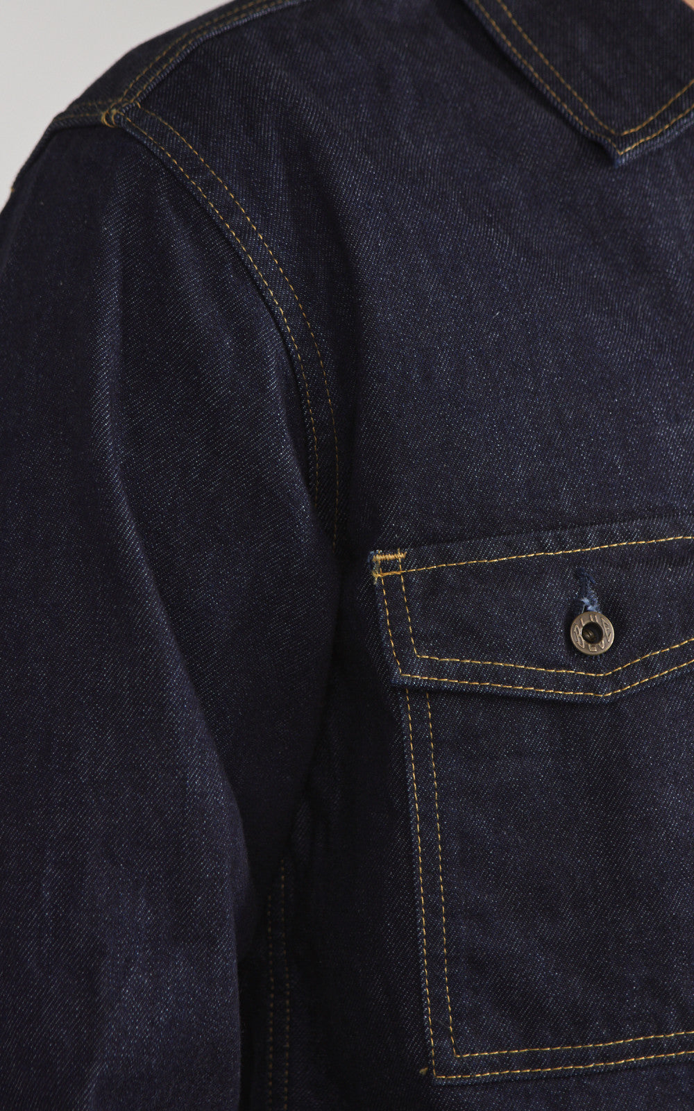 Japan Blue JBLS1017 Denim CPO Shirt Indigo 13oz