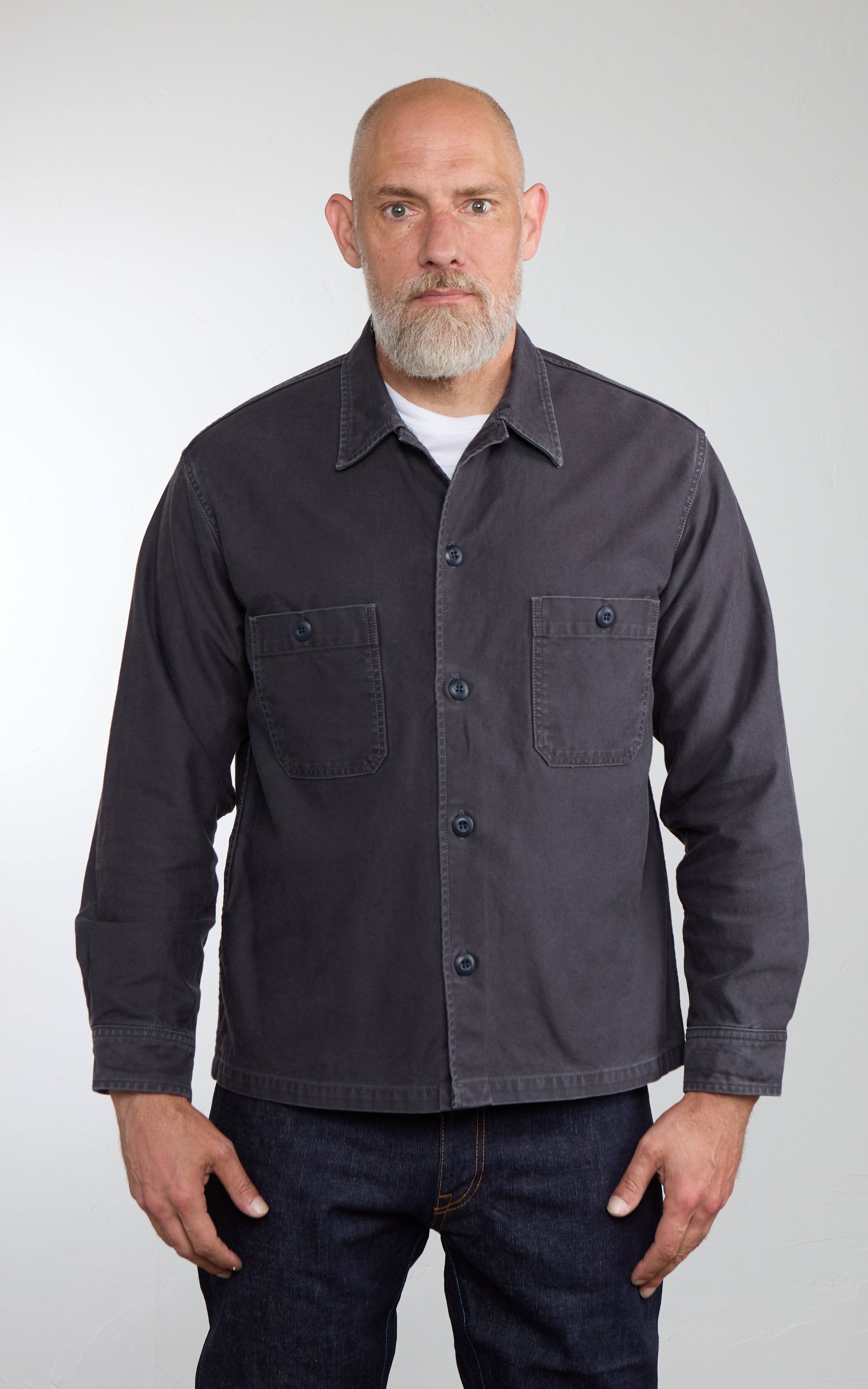 Japan Blue JBLS1021 BDU Shirt Black