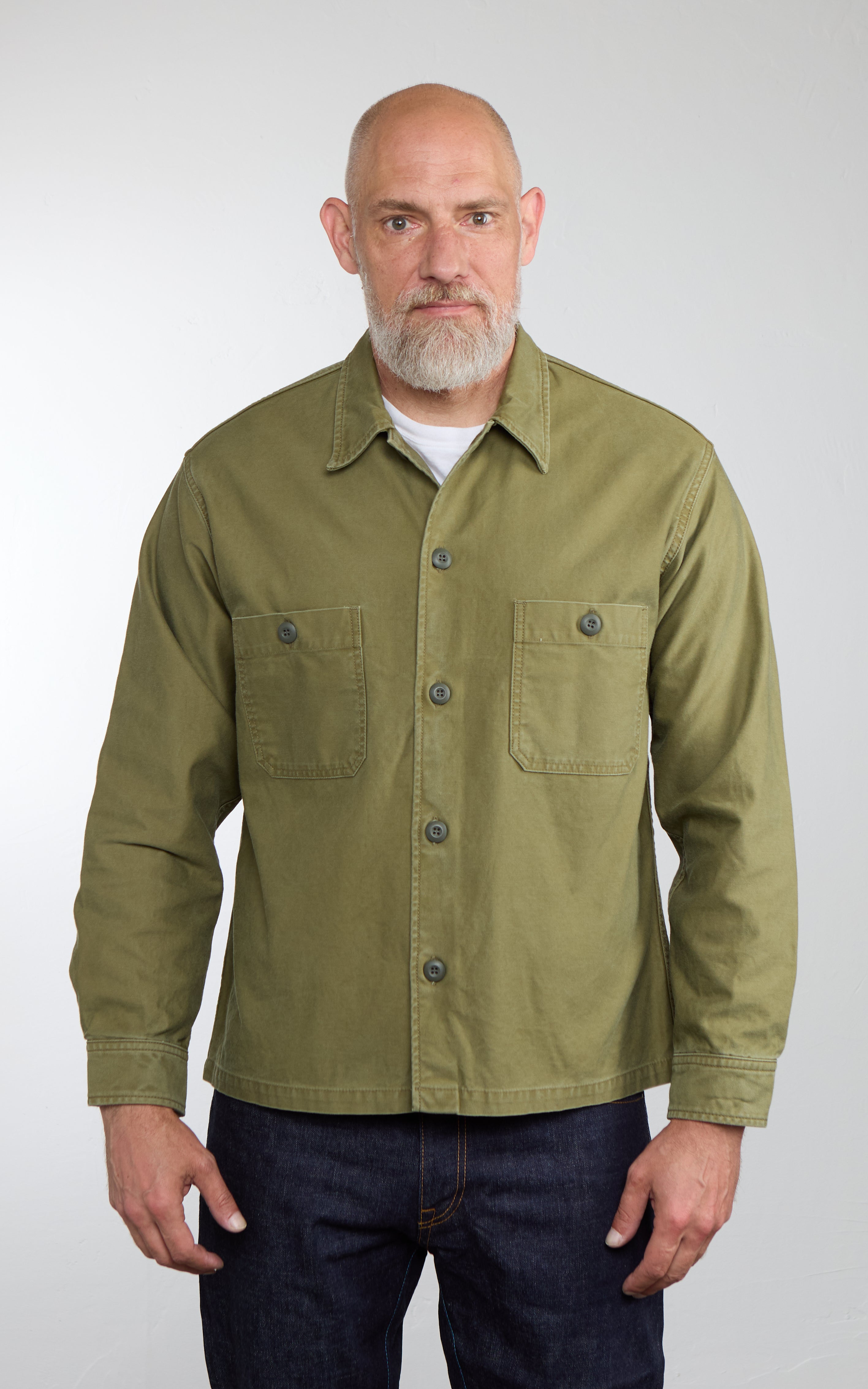 Japan Blue JBLS1021 BDU Shirt Olive Drab