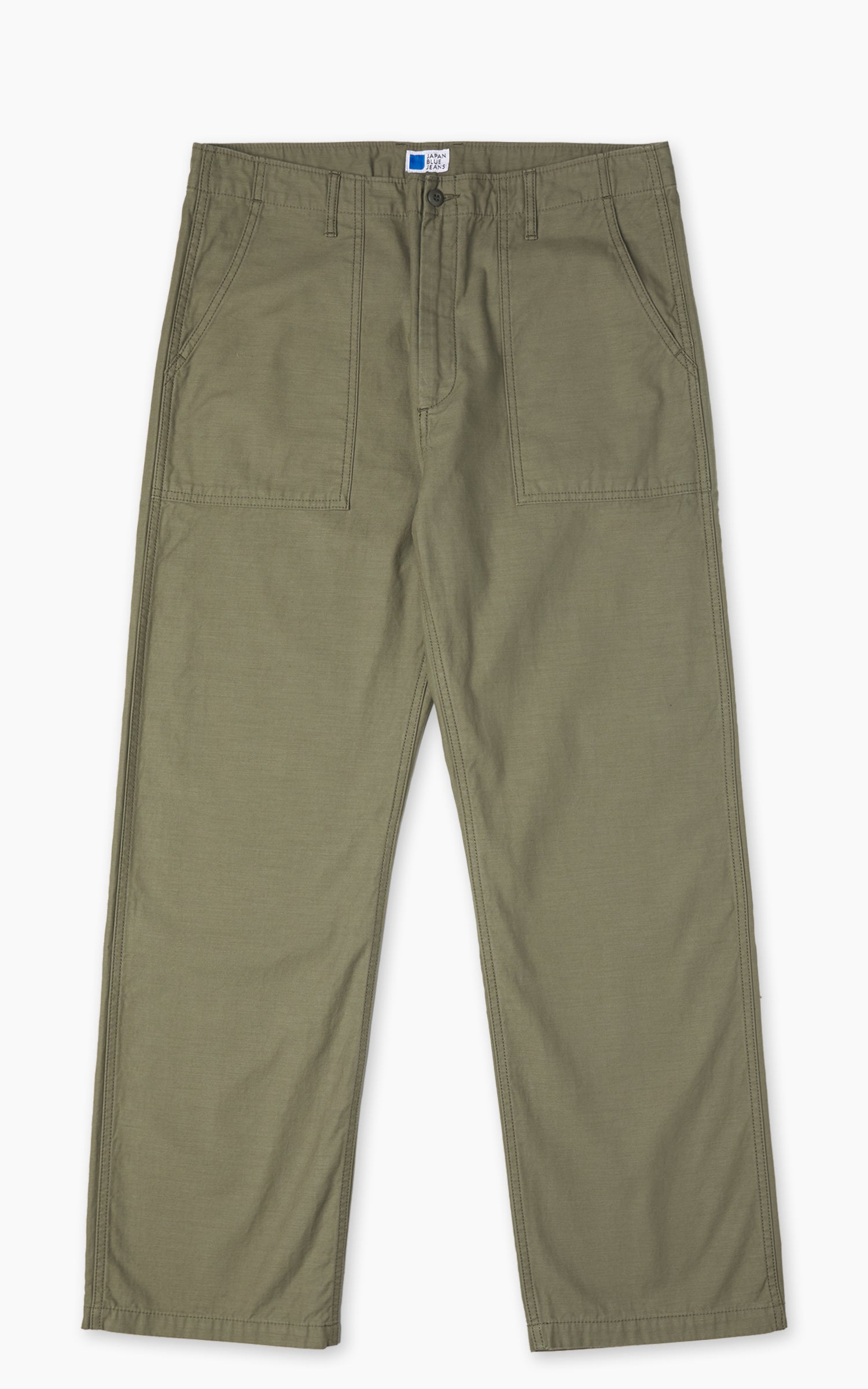 Japan Blue JBPT1031 Relaxed Fit Baker Pants Olive Drab
