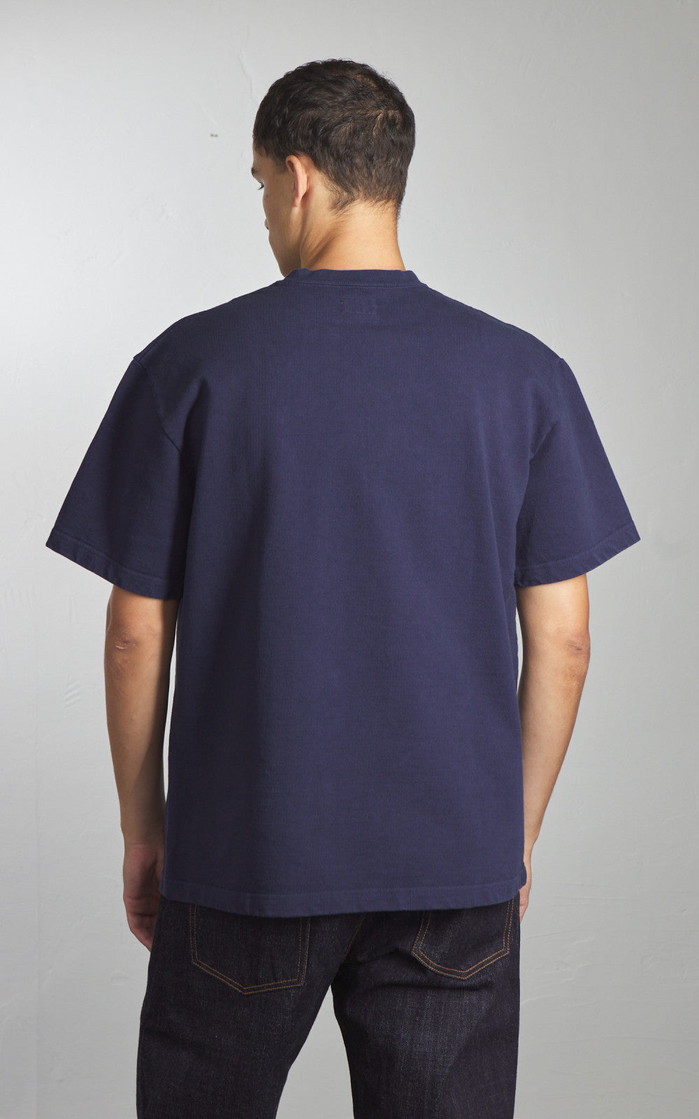 Japan Blue JBTS1020 Inlay S/S T-Shirt Navy