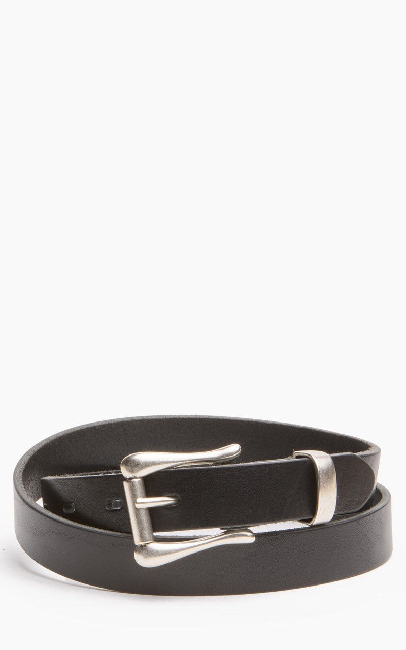 Jean Dessel Simple Buckle Belt Black