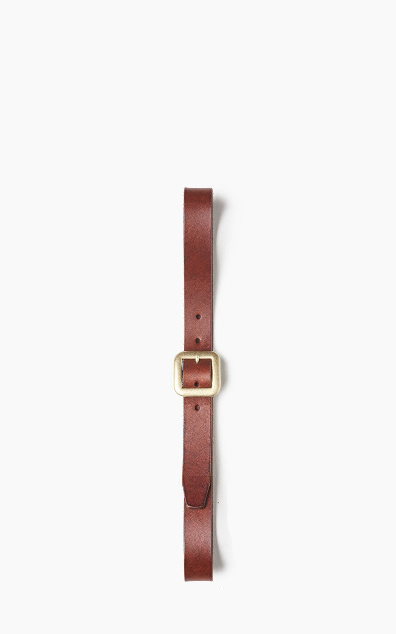 Jean Dessel Heavy Square Buckle Belt 3cm Cognac