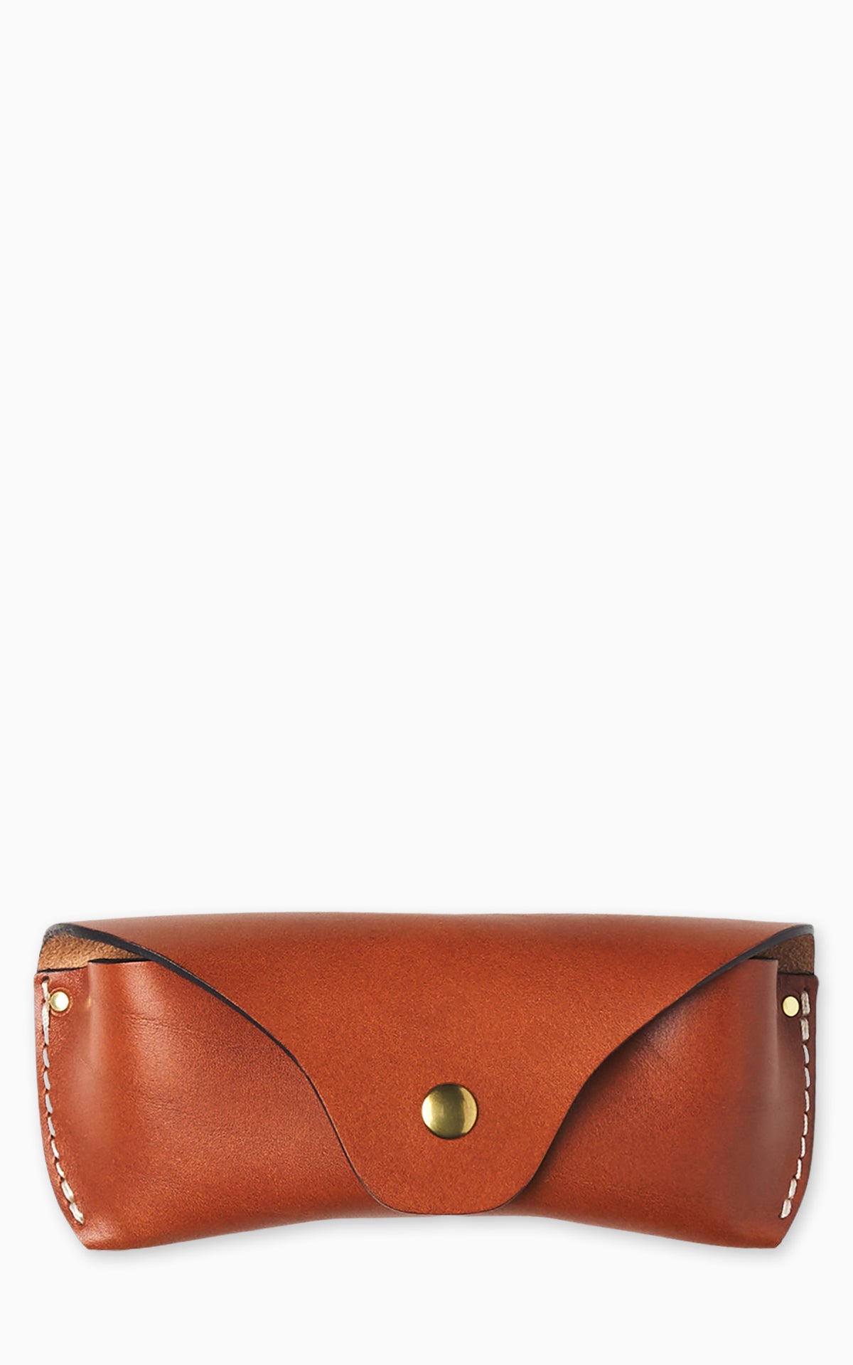 Jean Dessel Leather Eyeglass Case Cognac
