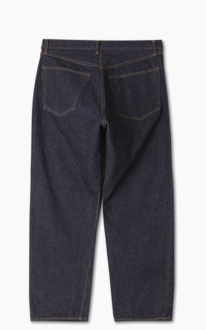 Kaptain Sunshine 5P Zipper Front Denim Pants Indigo One Wash