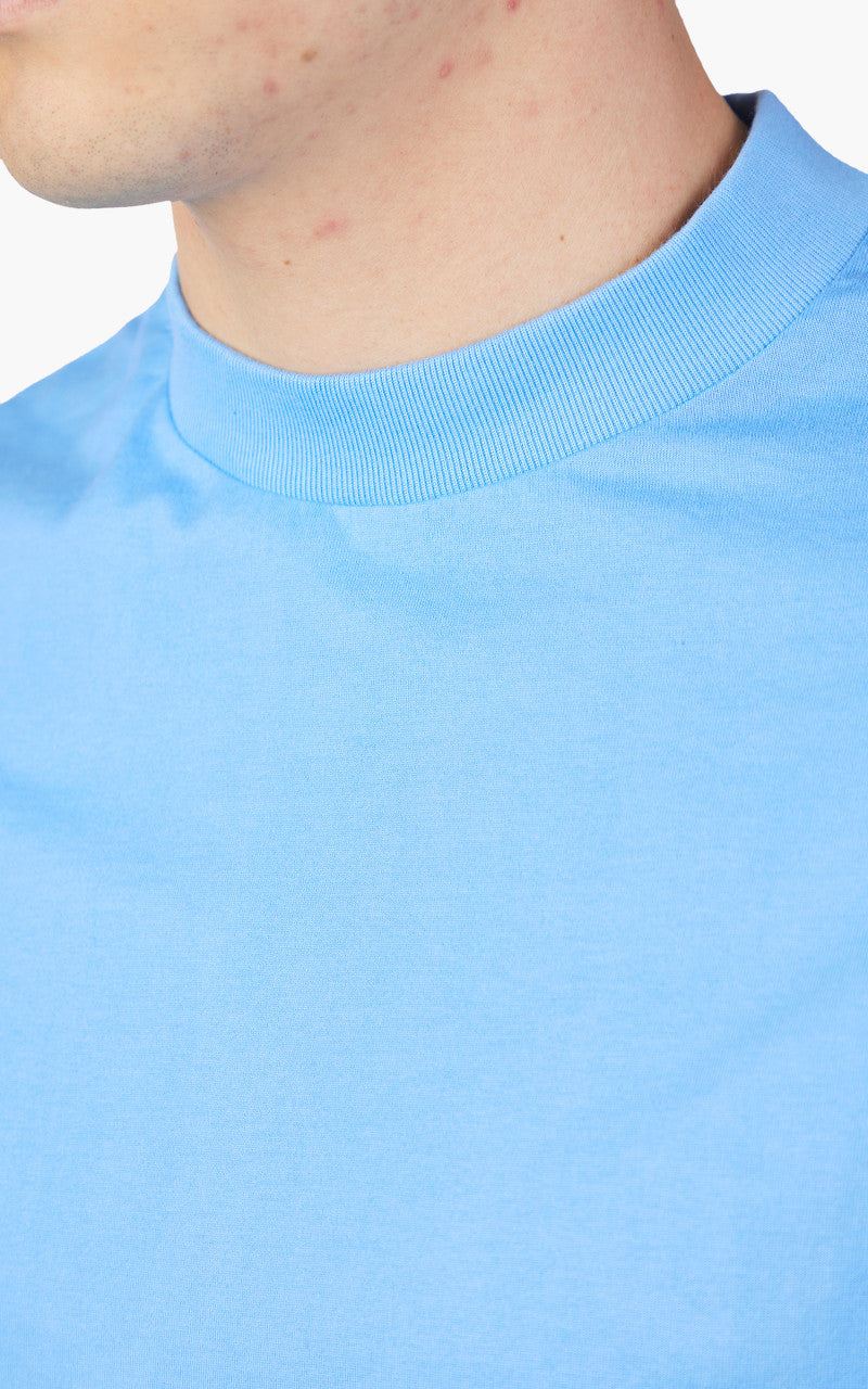 Kaptain Sunshine Suvin Supima Tube Tee Light Sax Blue