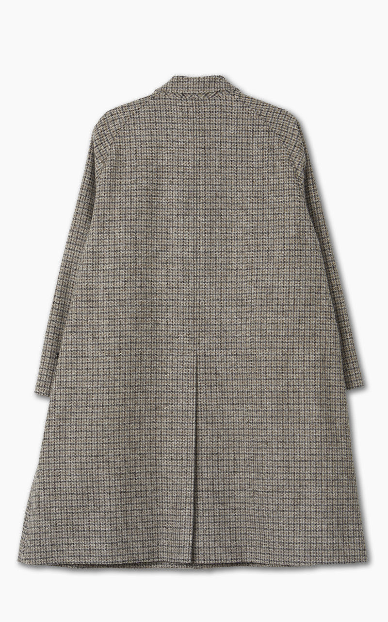 Kaptain Sunshine Walker Coat Gunclub Plaid Grey