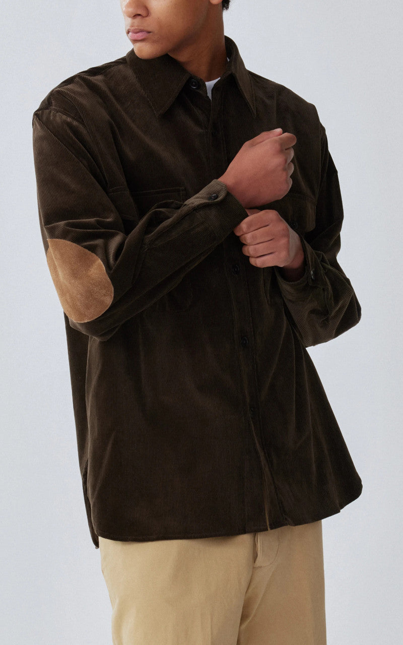 Kaptain Sunshine Corduroy C.P.O Shirt Jacket Brown