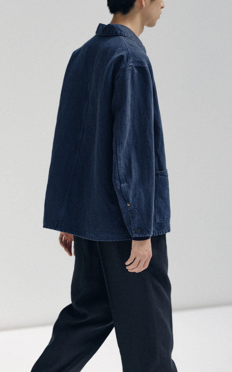 Kaptain Sunshine Coverall Jacket Navy Blue