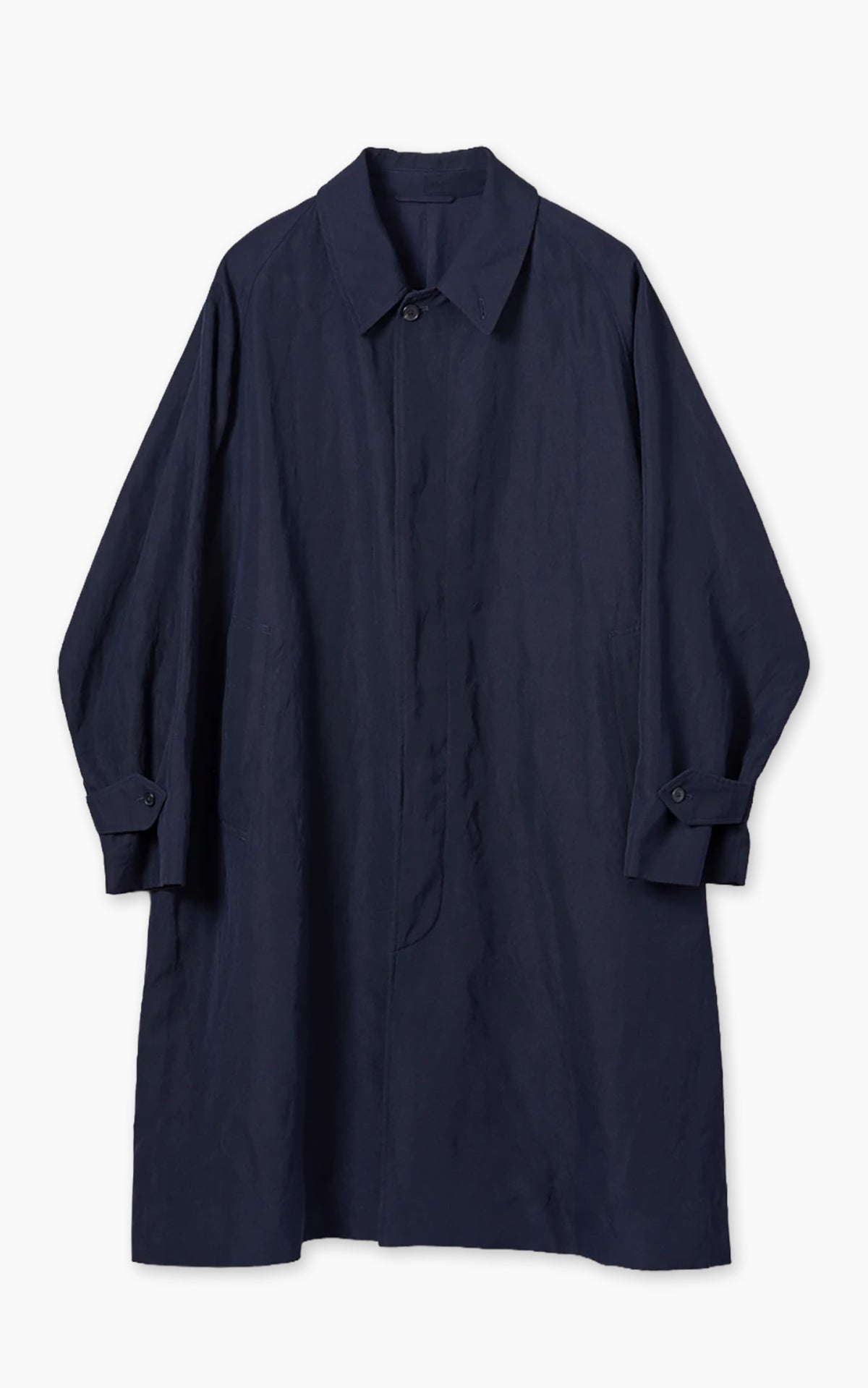 Kaptain Sunshine Cashmere Linen Walker Coat Navy