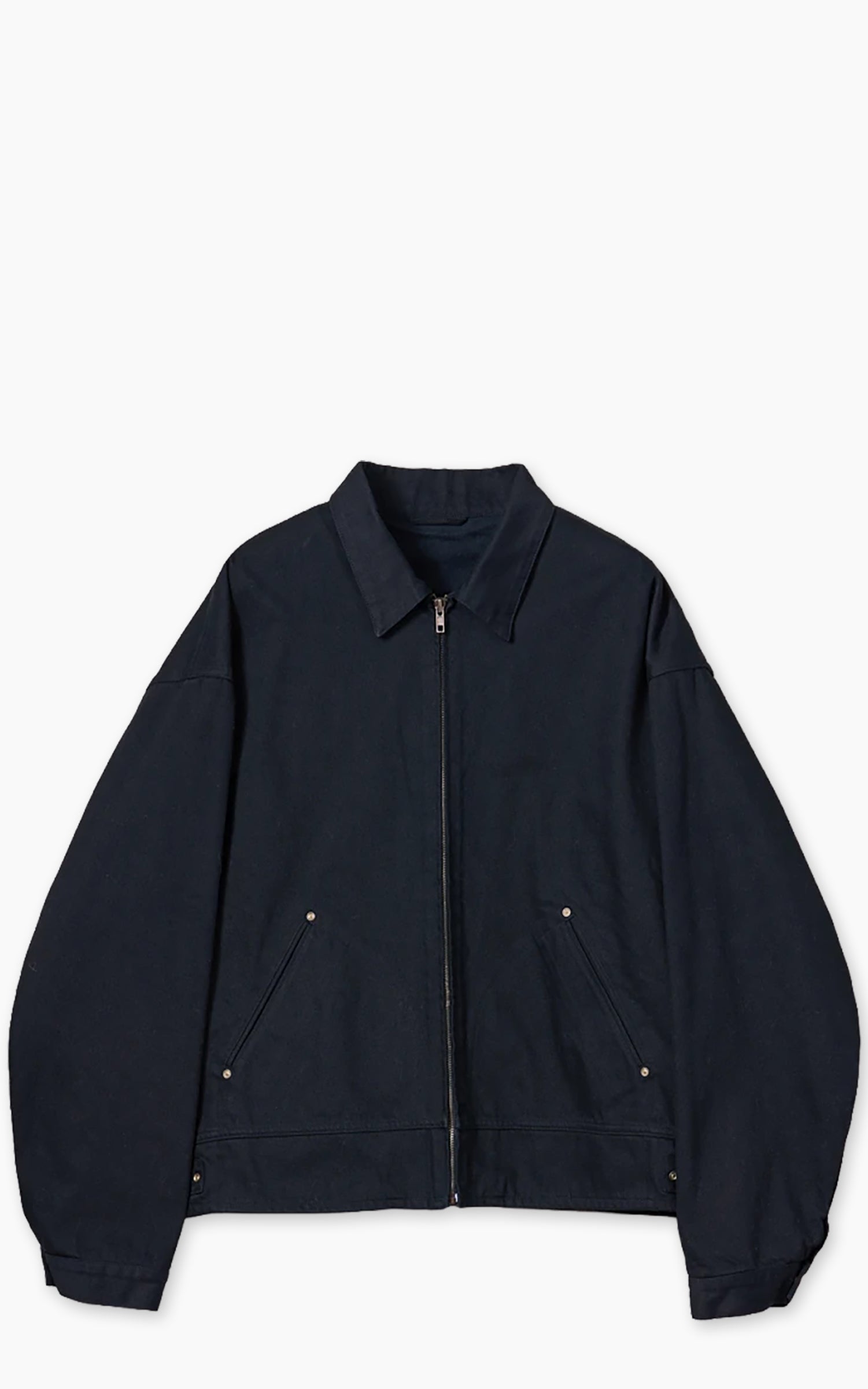 Kaptain Sunshine Dyed Denim Work Jacket Black