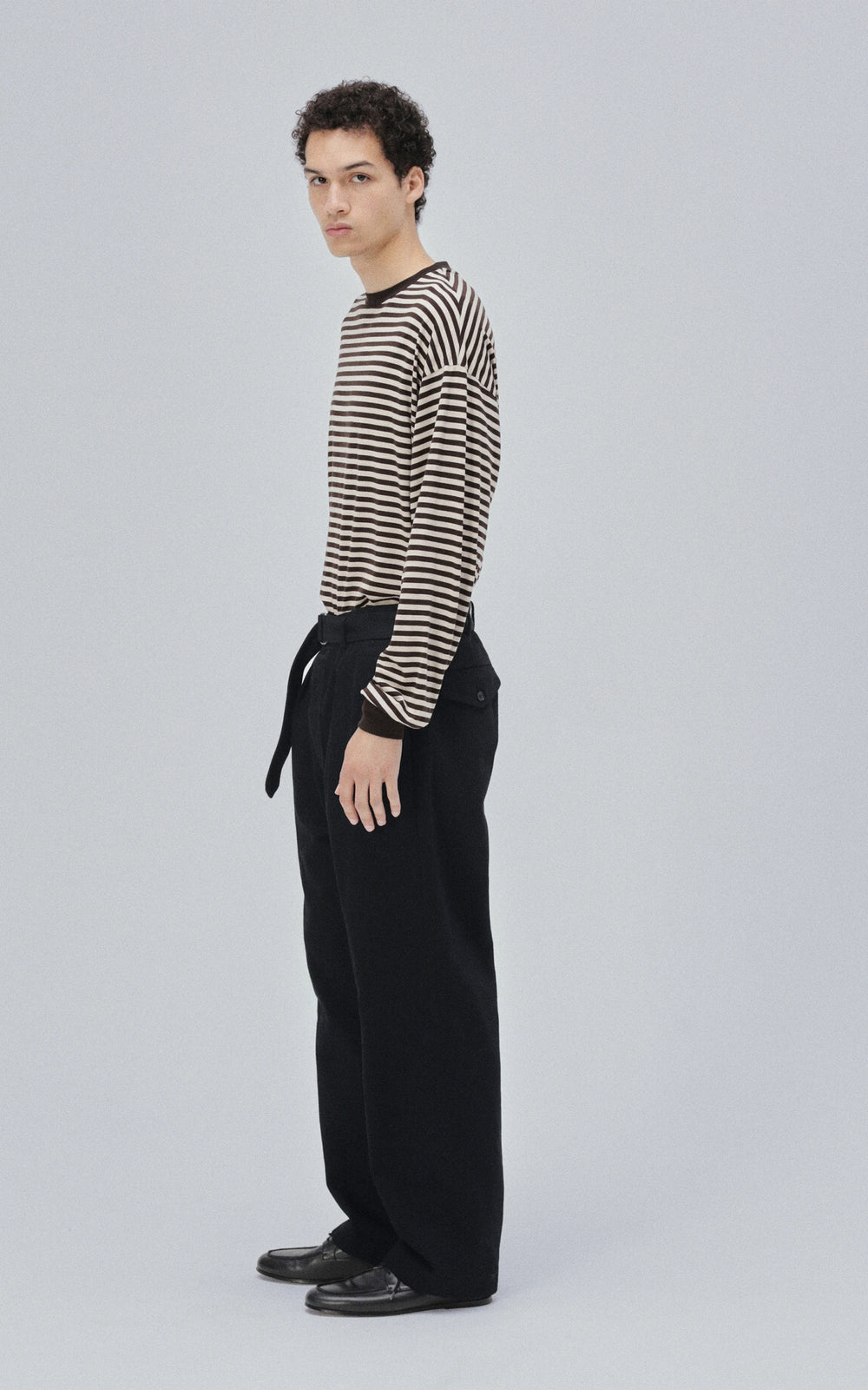 Kaptain Sunshine Dyed Denim Riviera Pants Black
