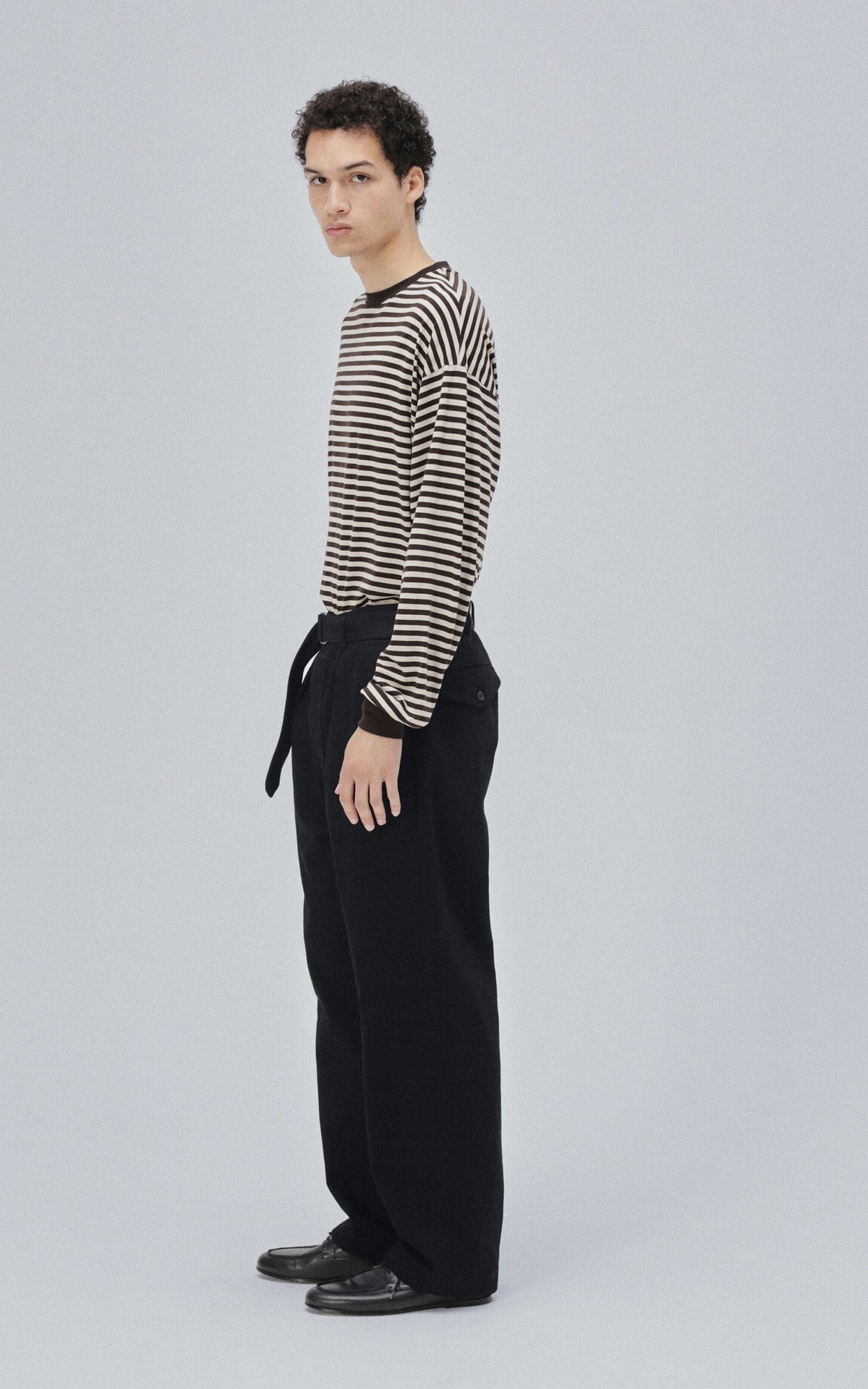 Kaptain Sunshine Dyed Denim Riviera Pants Black