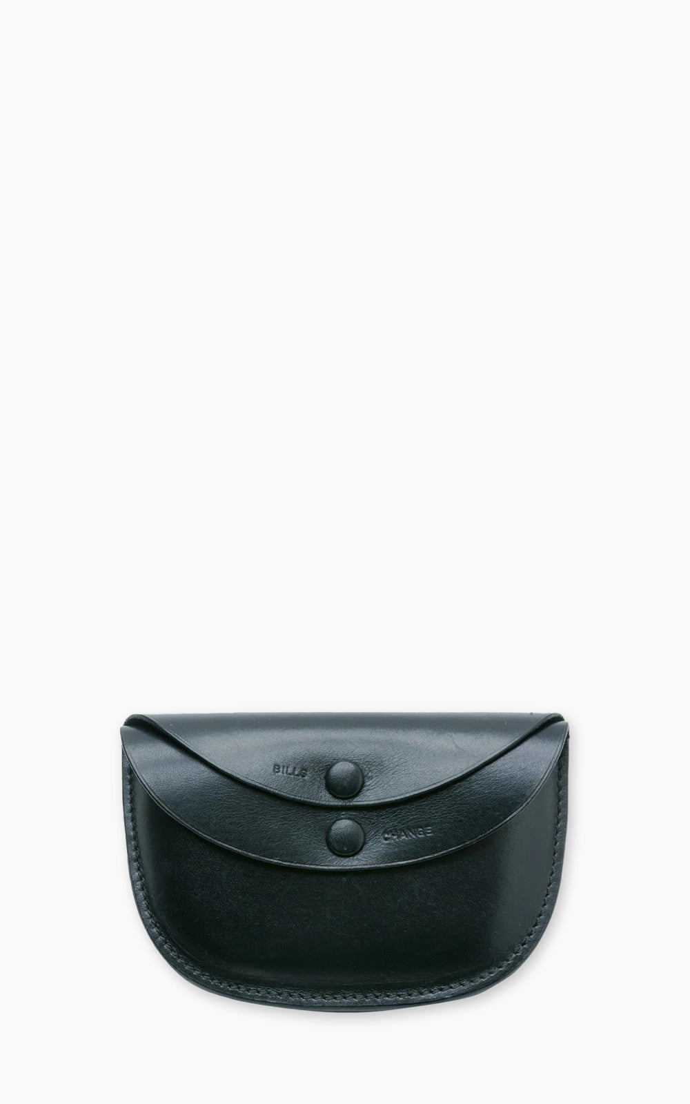 Kaptain Sunshine Round Wallet Small Black