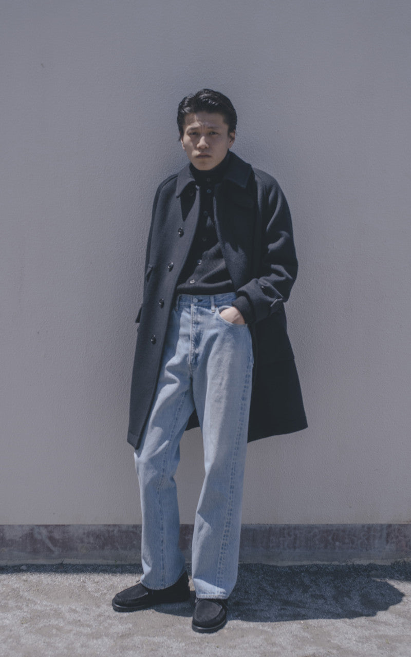 Kaptain Sunshine Traveller Coat Top Navy