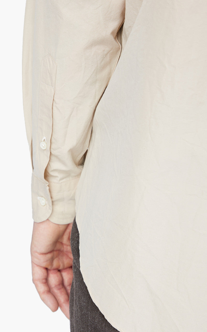 Kaptain Sunshine Cotton Semi Spread Collar Shirt Sand