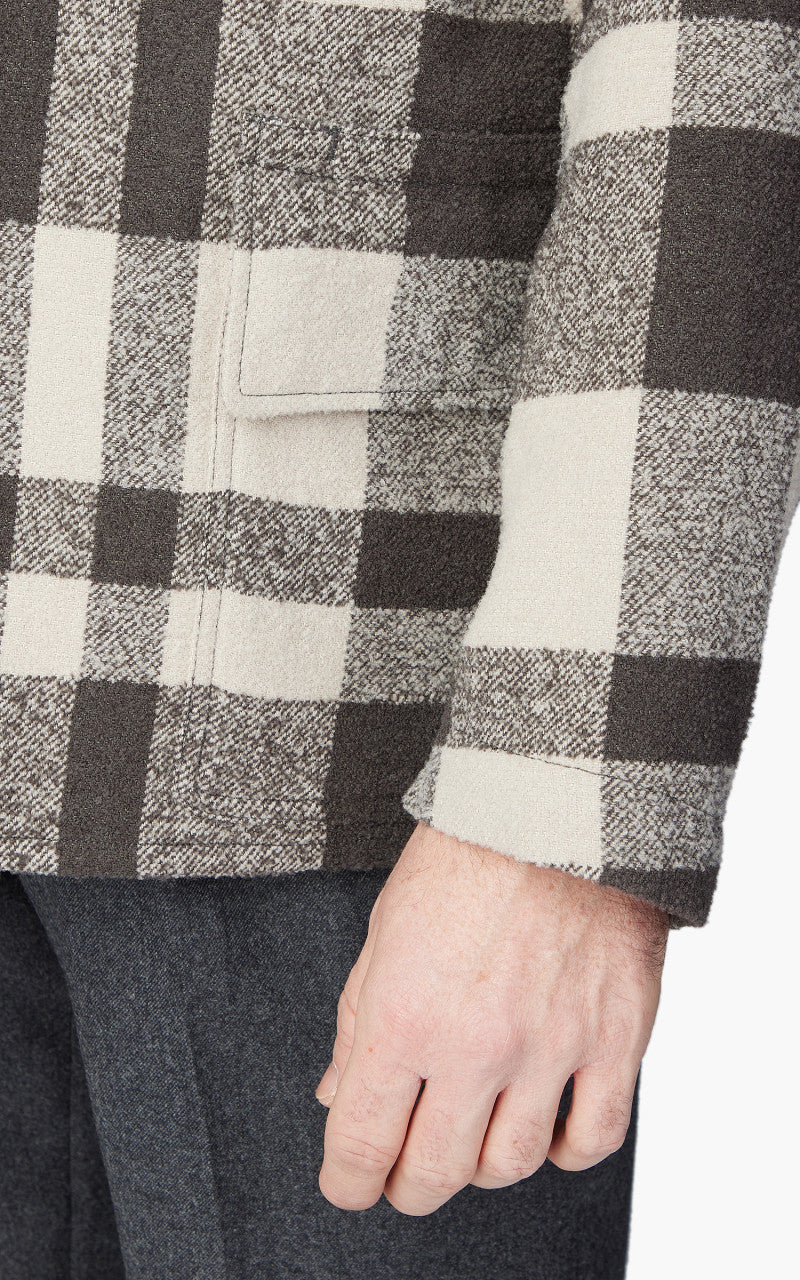 Kaptain Sunshine Hunter Jacket Wool/Linen Beige Brown