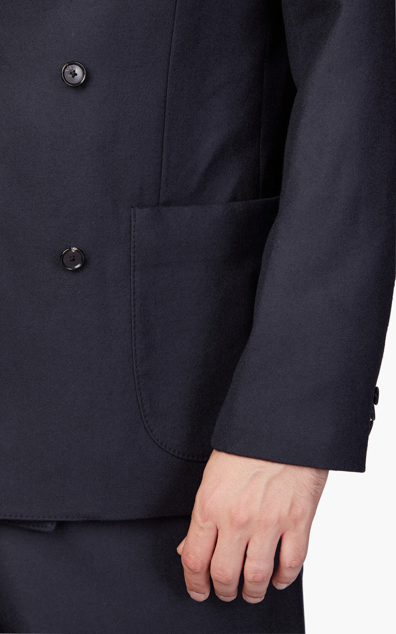 Kaptain Sunshine Double Breasted Jacket Navy