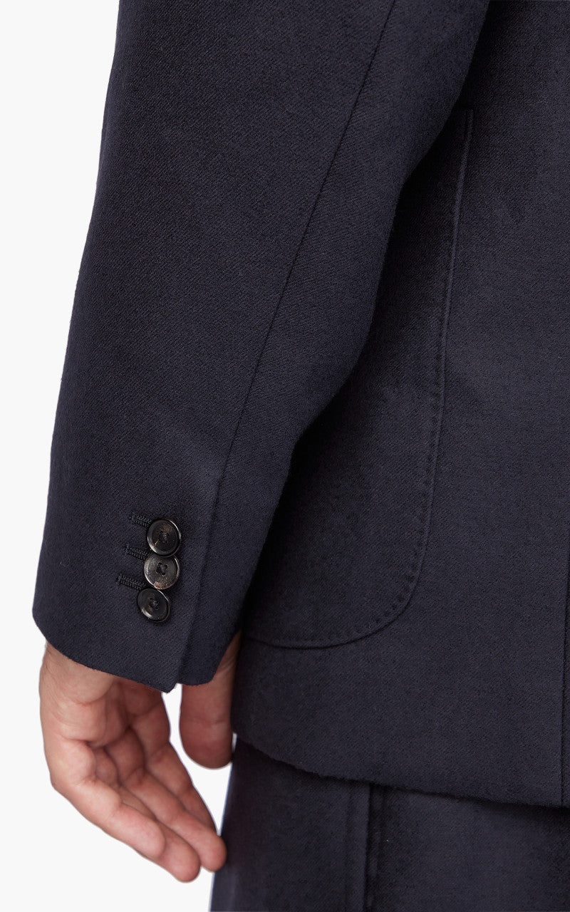 Kaptain Sunshine Double Breasted Jacket Navy