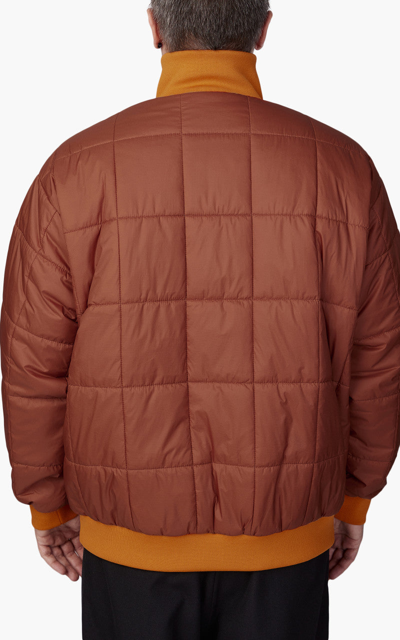 Kaptain Sunshine Quilting Pullover Jacket Dull Orange