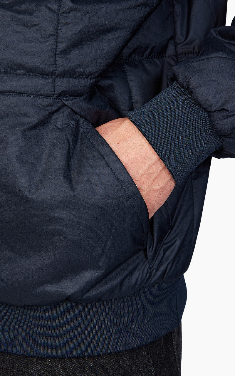 Kaptain Sunshine Quilting Pullover Jacket Navy