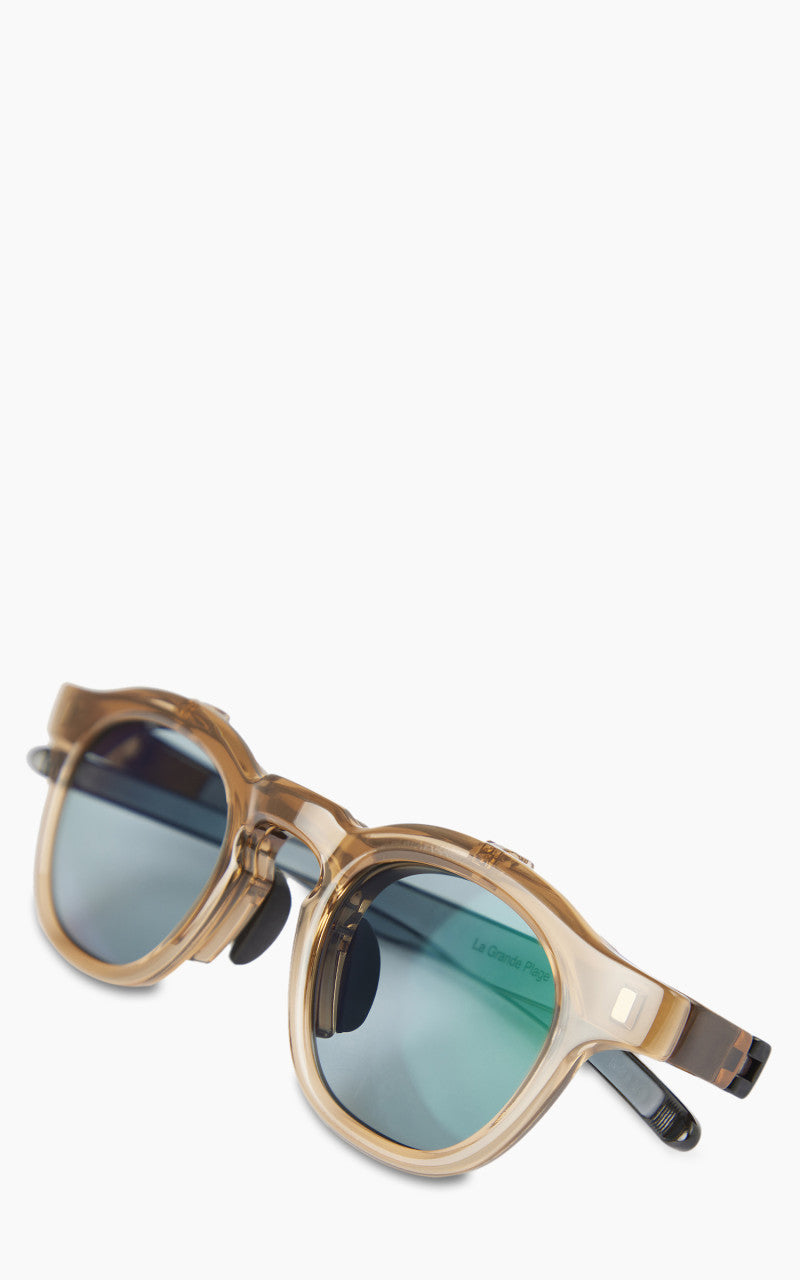 Kaptain Sunshine x Eyevol La Grande Plage Sunglasse Matte Brown x Blue