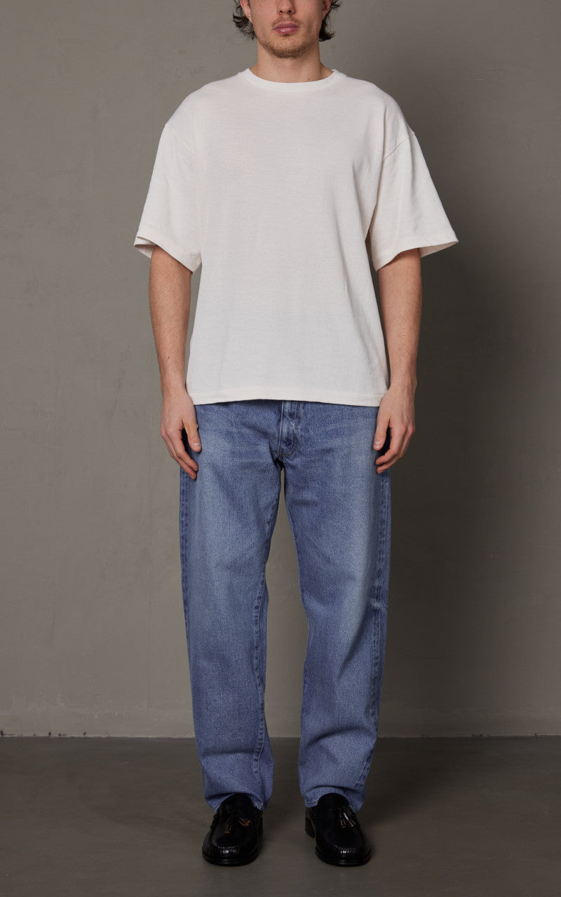 Kaptain Sunshine Suvin Plating S/S Tee Ecru