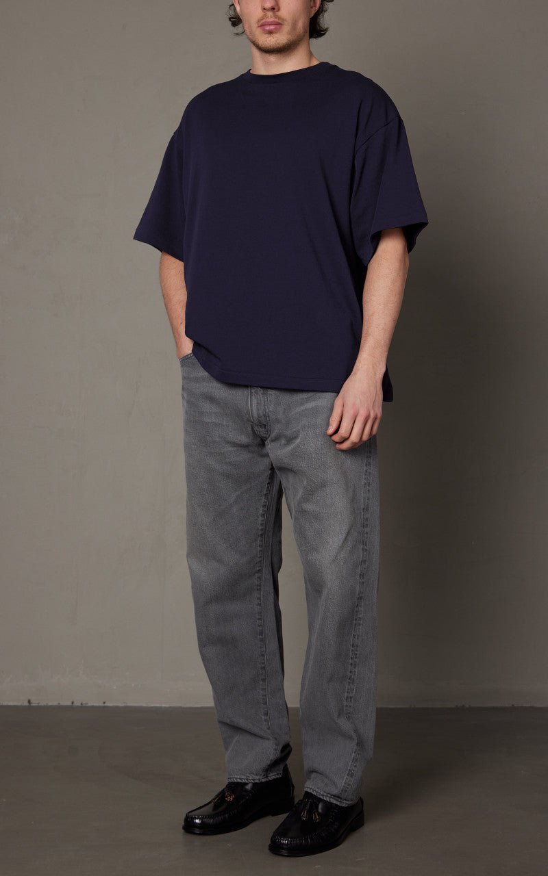 Kaptain Sunshine Suvin Plating S/S Tee Navy