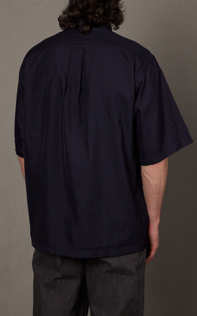 Kaptain Sunshine Short Sleeve Regular Collar Shirt Navy