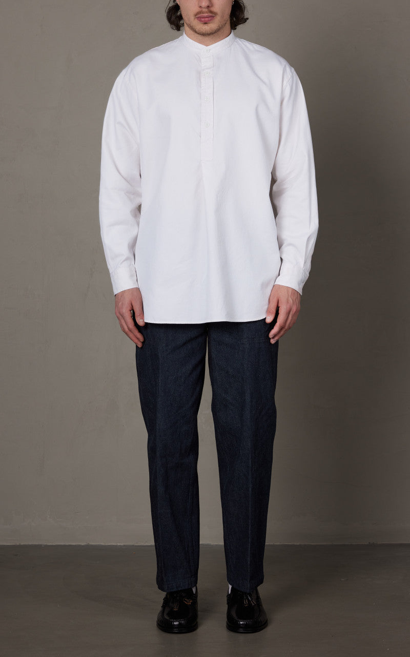 Kaptain Sunshine Pullover Shirt Ecru