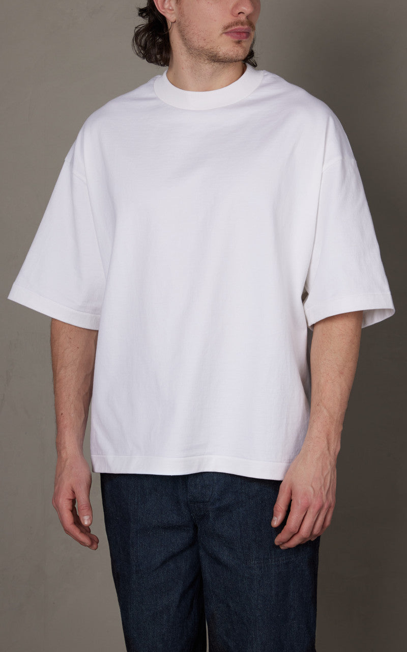 Kaptain Sunshine Suvin Supima Tube Halfsleeve Tee Heavy Off White