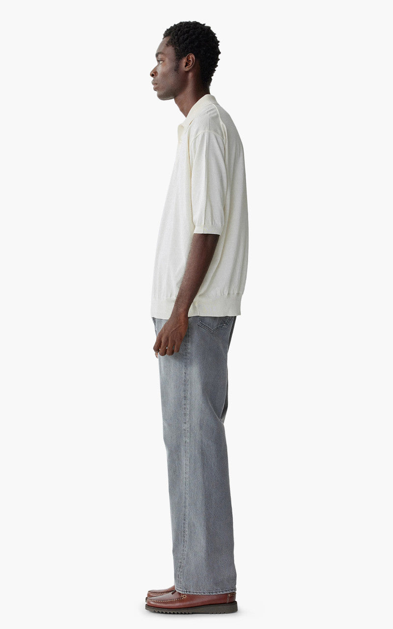 Kaptain Sunshine Skate Shoecut Denim Pants Black Vintage Wash