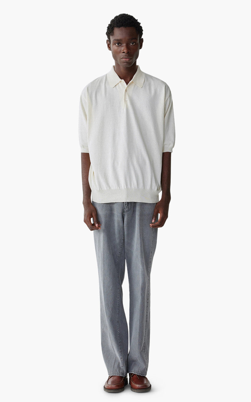 Kaptain Sunshine Skate Shoecut Denim Pants Black Vintage Wash