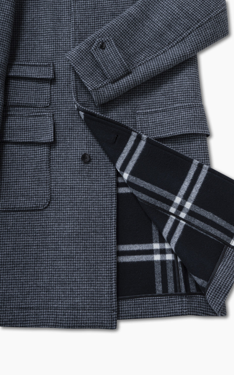 Kaptain Sunshine Traveller Coat Houndstooth