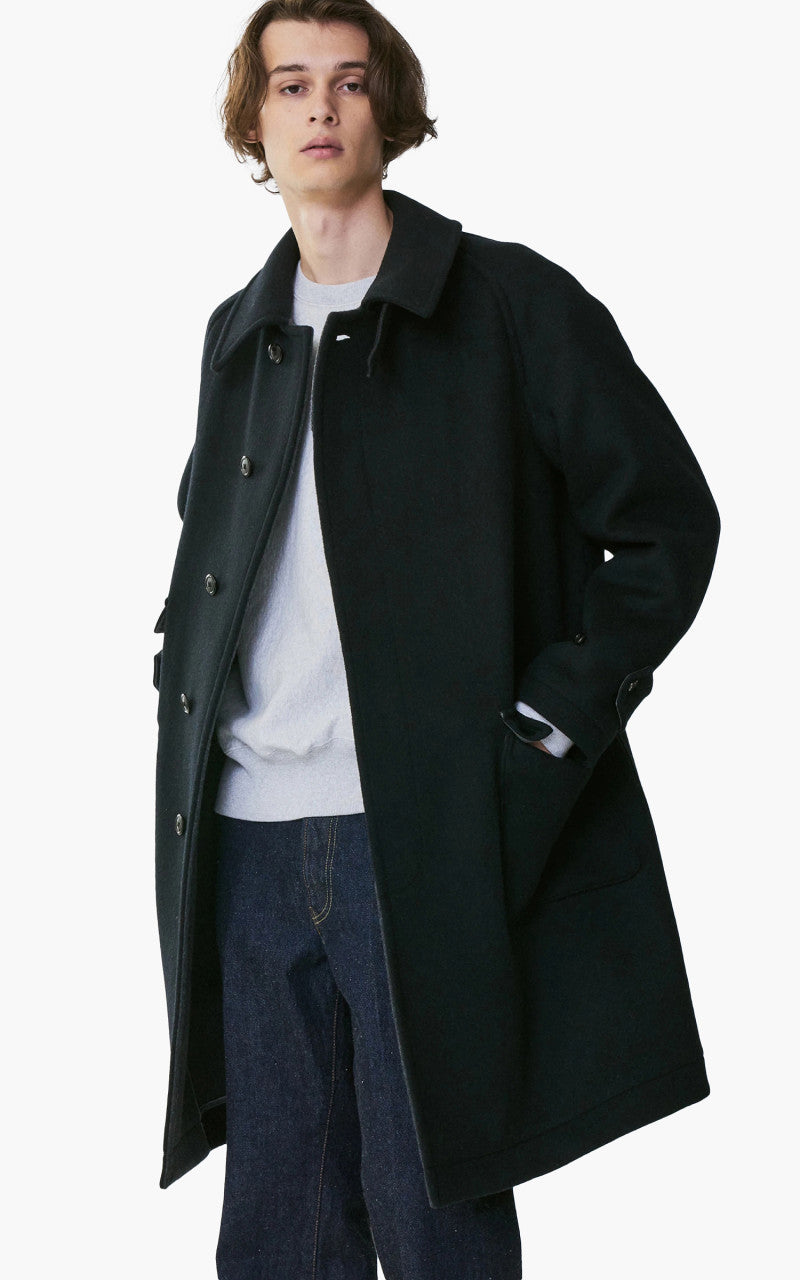 Kaptain Sunshine Traveller Coat Solid Black