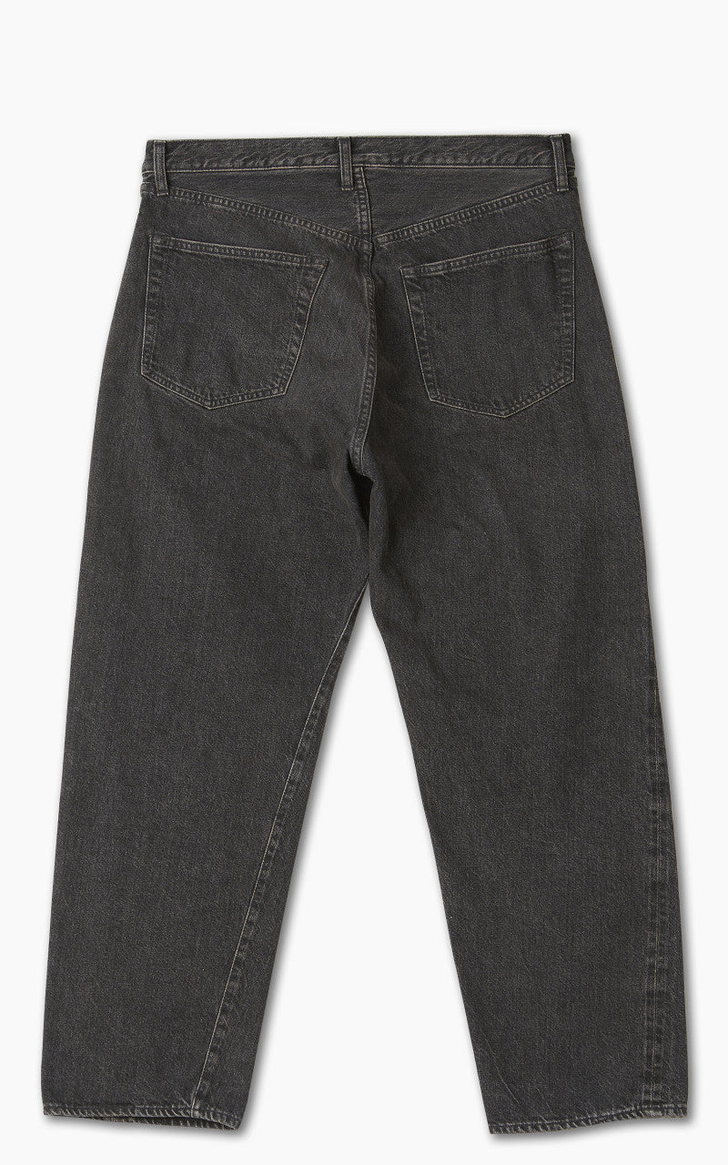 Kaptain Sunshine 5P Zipper Front Denim Pants Black Used Wash