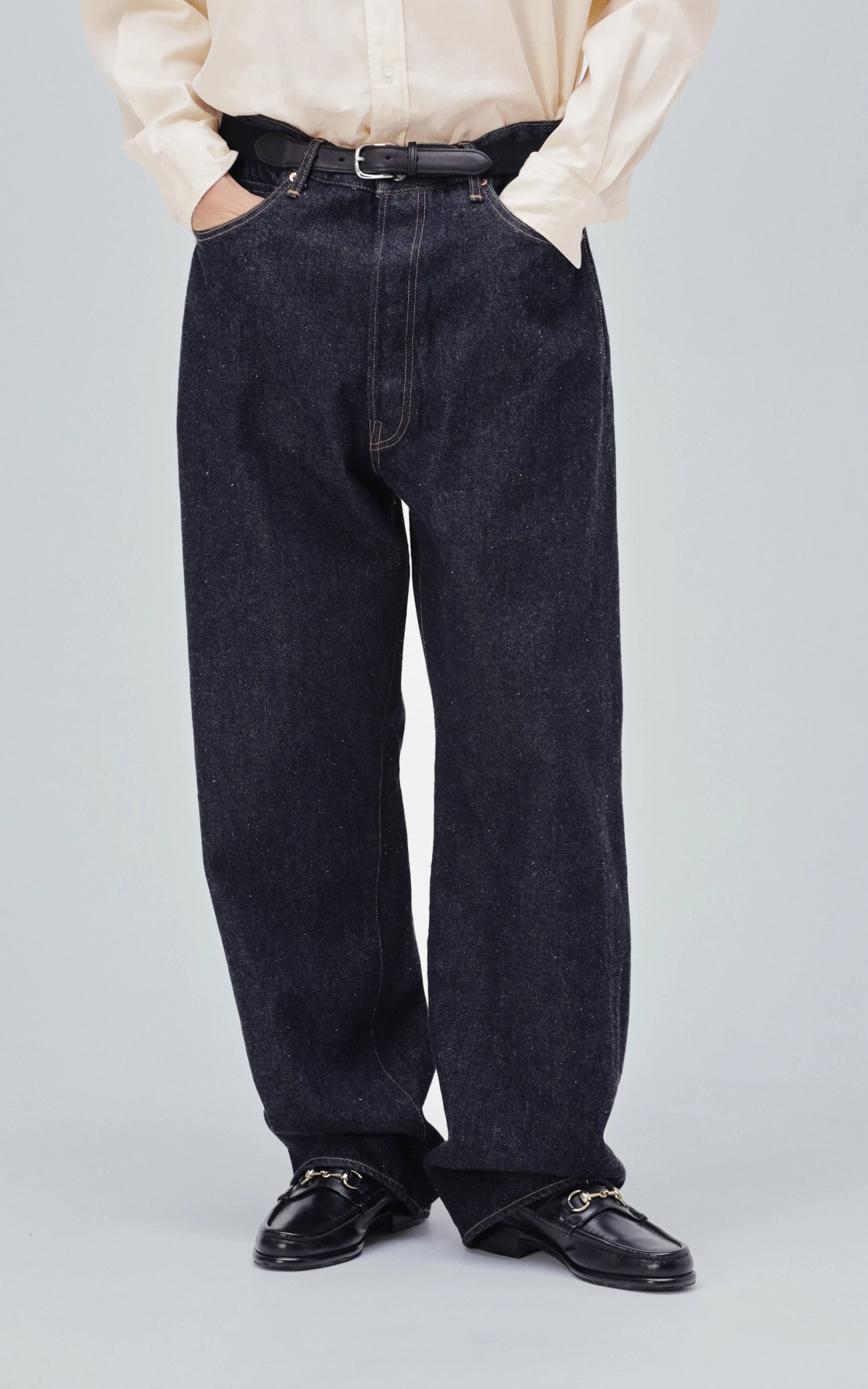 Kaptain Sunshine 5P Straight Denim Pants One Wash Indigo