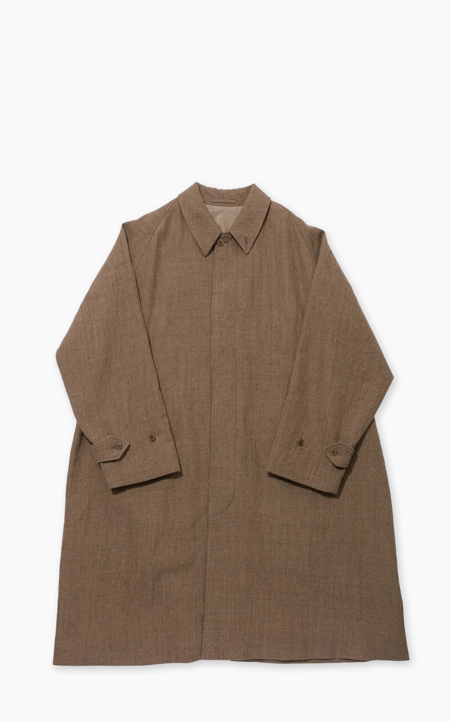Kaptain Sunshine Walker Coat Wool Serge Top Cab Brown