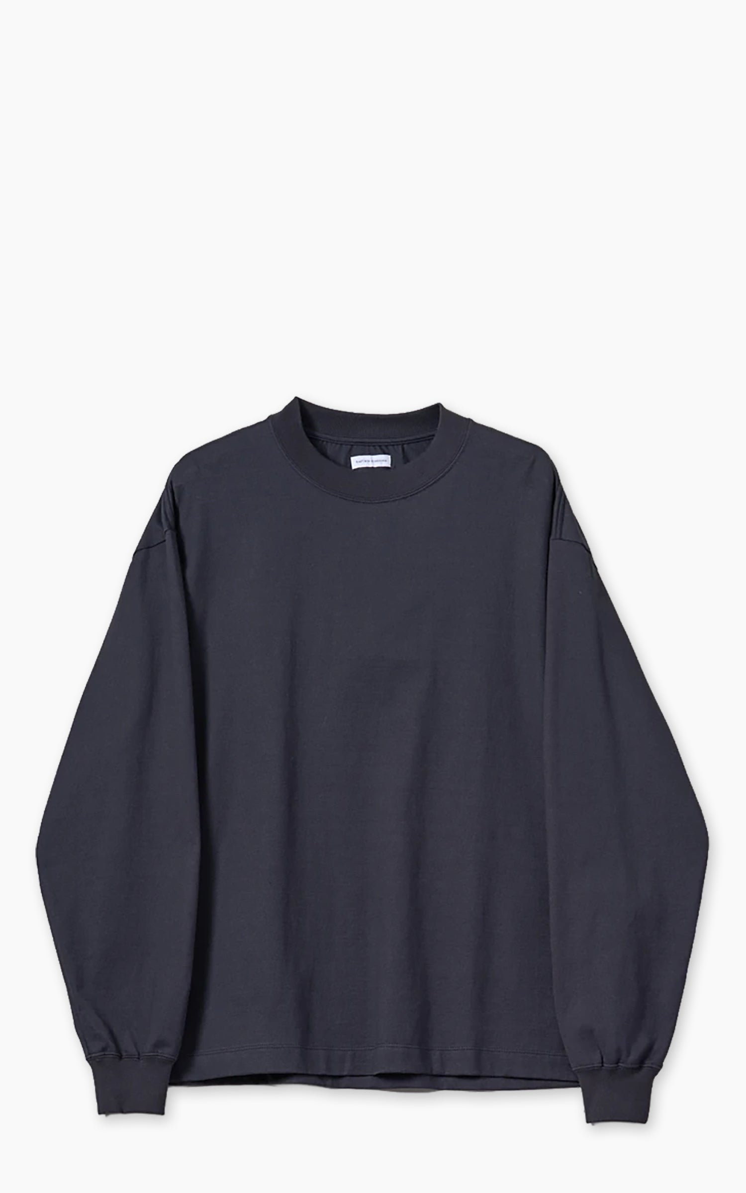 Kaptain Sunshine Suvin Supima Tube L/S Tee Heavy Ink Black